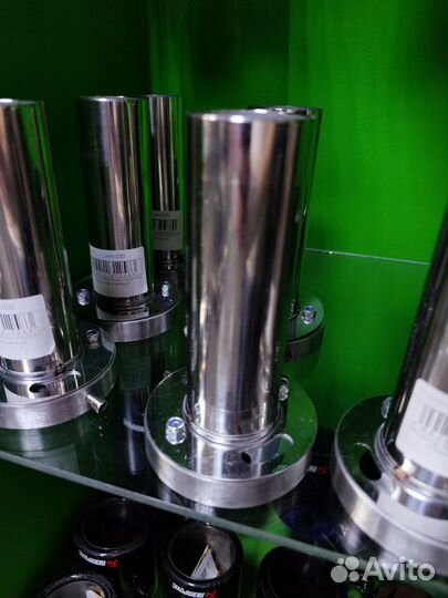 Заглушка, флейта бочки глушителя 100мм c регулиров