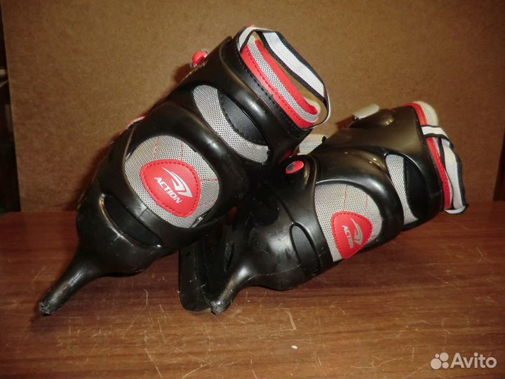 Детские раздвижные коньки Action, размер 38-41