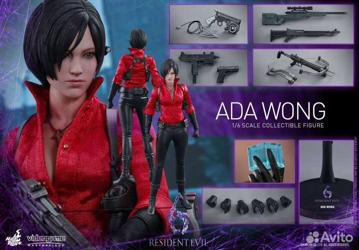 HOT toys VGM21 resident evil 6 ADA wong ада вонг