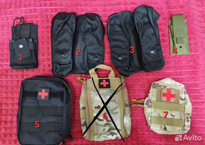 Подсумок для аптечки/ак/фонарика/рации