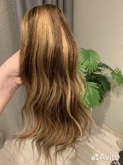 Хвост на крабе из натуральных волос