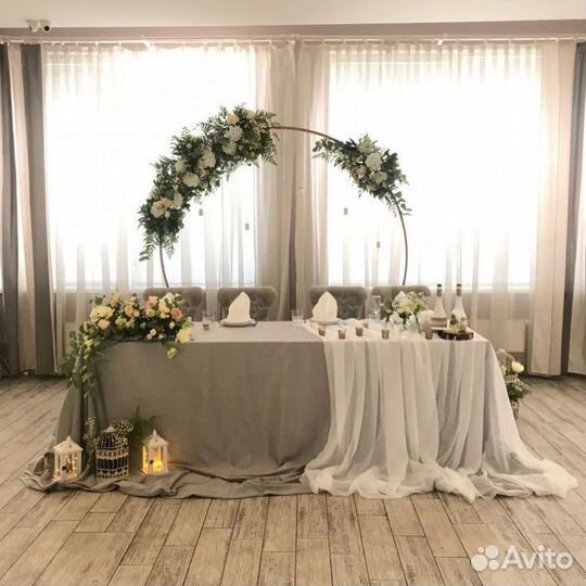 Оформление свадьбы, президиум, фотозона