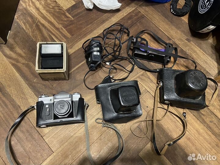 Фотоаппарат зенит е с аксессуарами