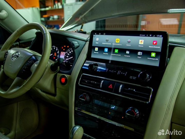 Автомагнитола на Android для Nissan Patrol