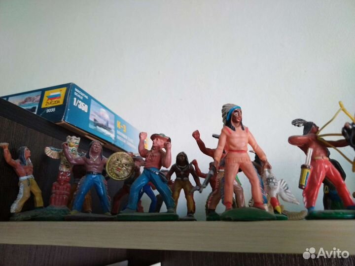 Игрушки СССР солдатики