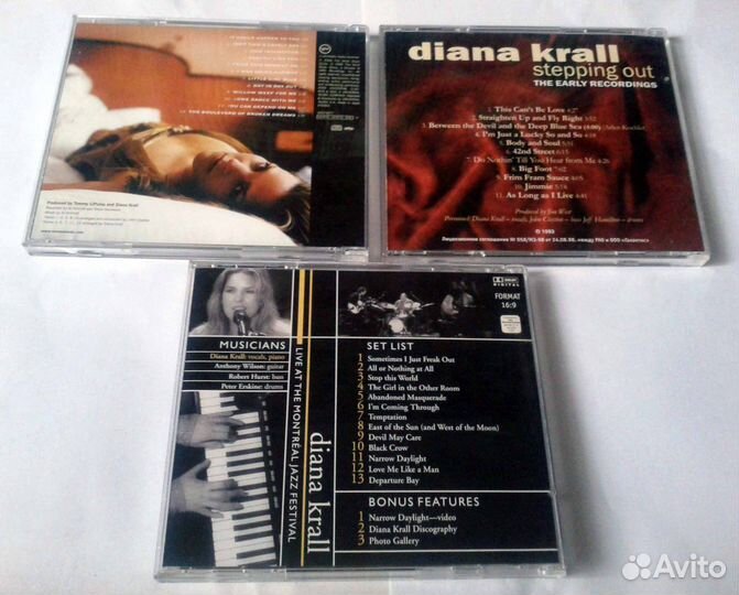 Diana Krall (2 CD + DVD ) цена за все