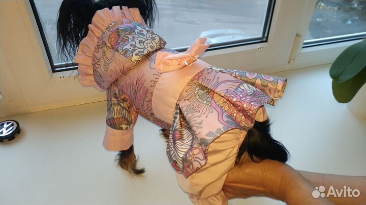 Дождевик для собачки (для девочки)