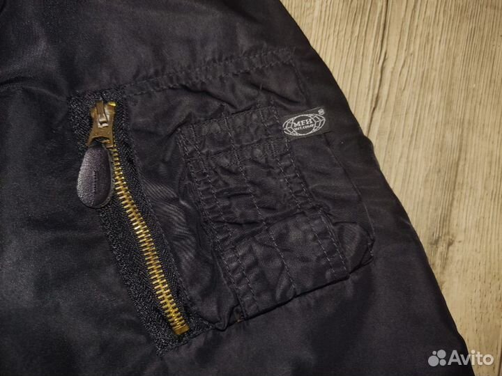 Двусторонний дутый бомбер MA-1 Alpha industries