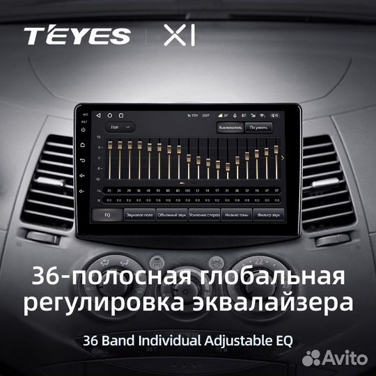 Андроид магнитола Teyes Mitsubishi Grandis (2003+)