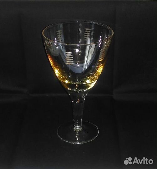 Фужер (бокал), цветное стекло, винтаж СССР