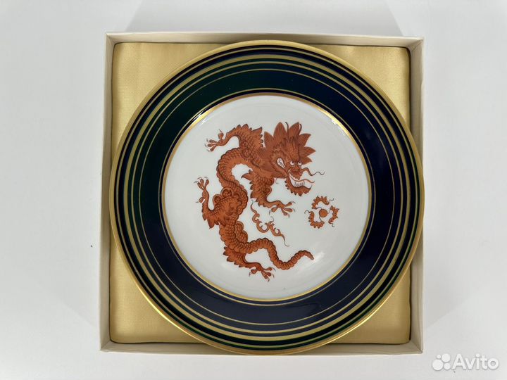 Тарелка Weimar красный дракон