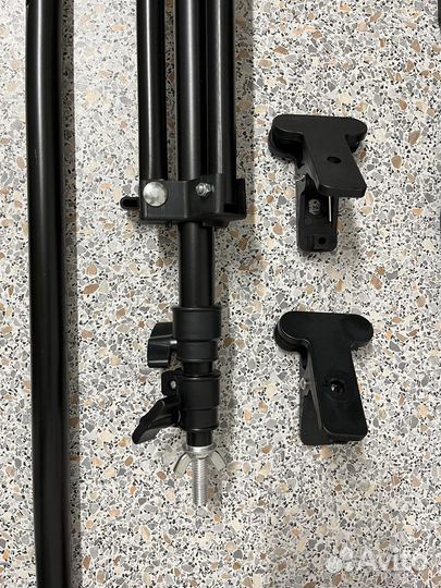 Система подвеса фона + фон пластиковый белый