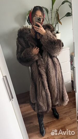 Шуба винтажная из енота y2k напрокат в аренду