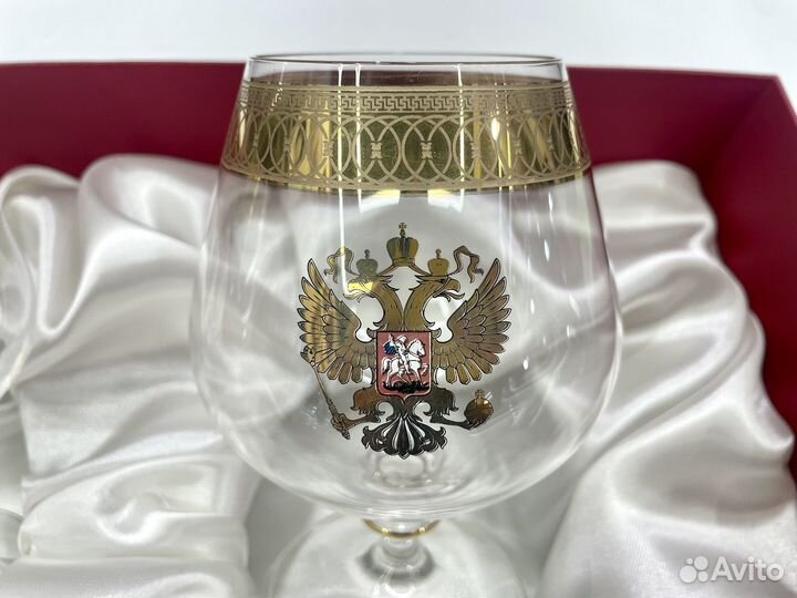 Бокалы для коньяка Герб России