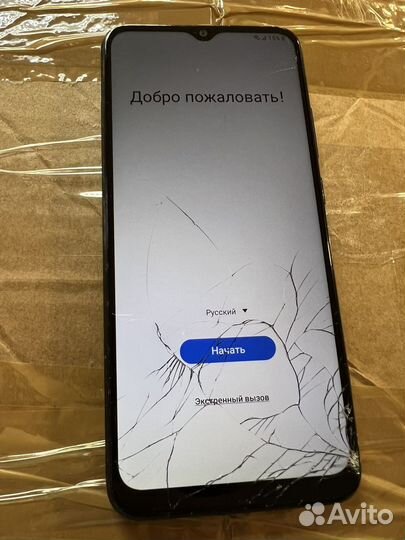 Samsung A02s с битым экраном