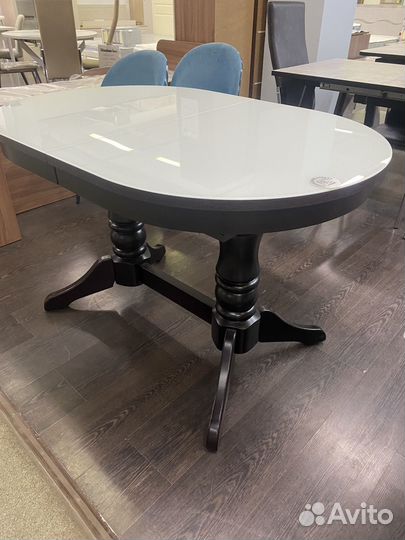 Стол обеденный овальный раздвижной