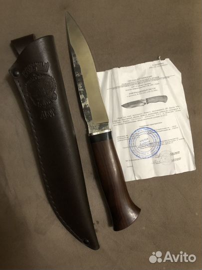 Нож Беркут ручной работы, х12мф