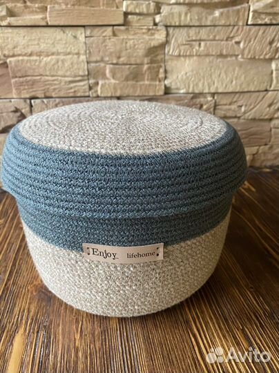 Корзина из джута