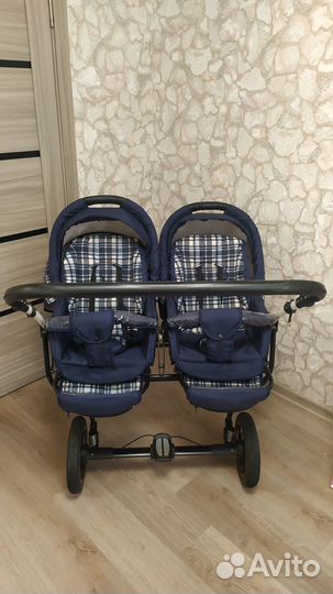 Коляска 2 в 1 для двойни