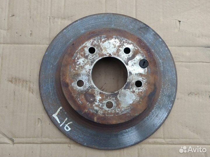 Тормозной диск задний Nissan Qashqai Vi HR16DE