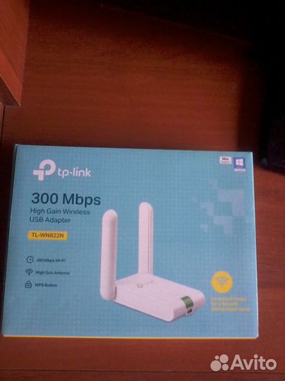 Беспроводной сетевой USB-адаптер TP-link TL-WN822N