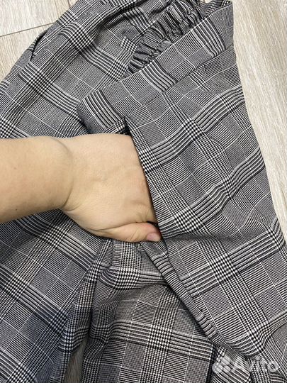 Брюки в клетку