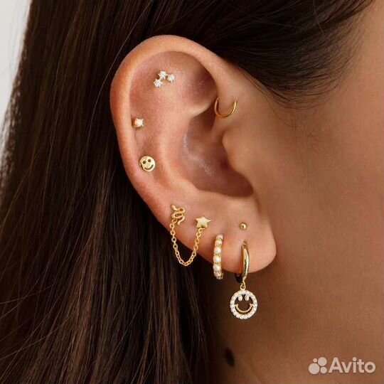 Прокол ушей детям и взрослым