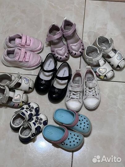 Детская обувь для девочкм пакетом