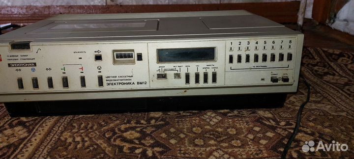 Видеомагнитофон электроника вм 12