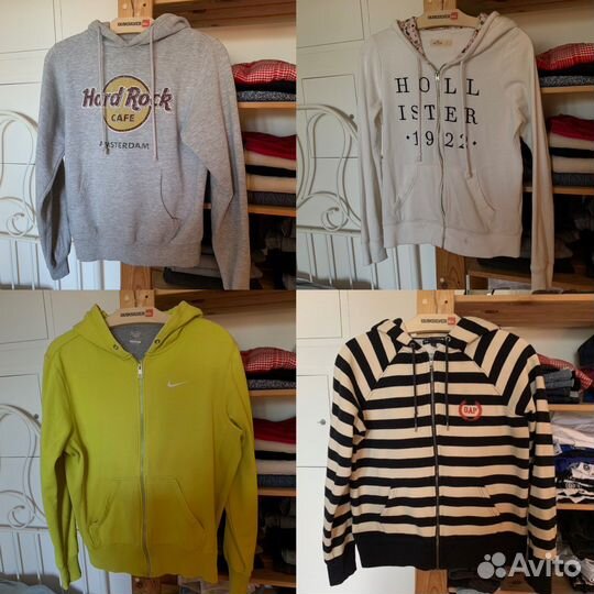 Толстовка GAP, Hollister, Nike, Hard Rock Cafe