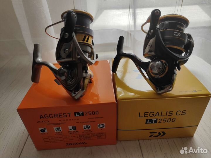 Daiwa Legalis LT 2500 и Daiwa Aggrest LT 2500