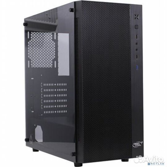 Deepcool matrexx 55 mesh без бп, боковое окно (закаленное стекло), черный, ATX