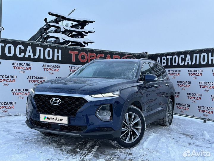Hyundai Santa Fe 2.0 AT, 2018, 110 000 км