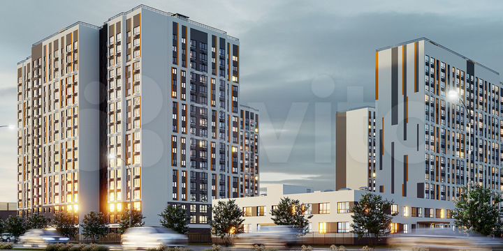 1-к. квартира, 37,1 м², 2/18 эт.