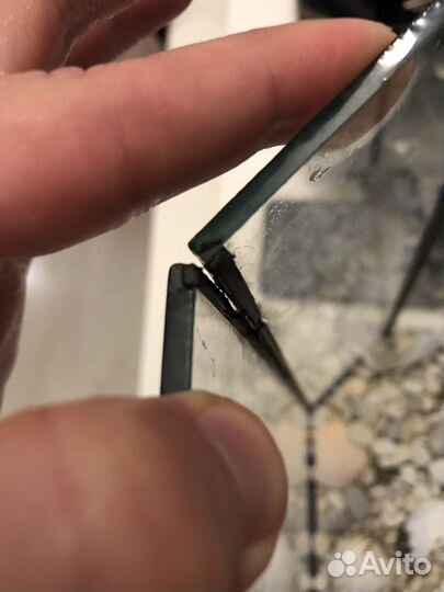 Аквариум с камнями и ракушками