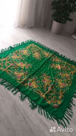 Павловопосадский платок СССР шерсть