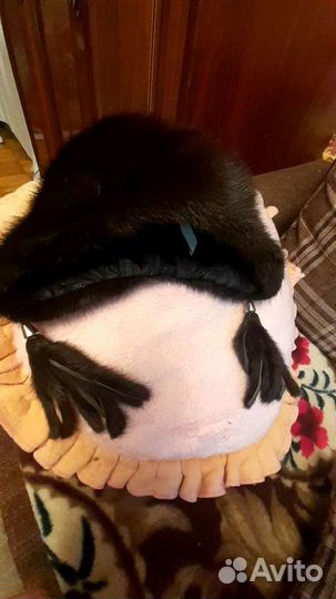 Шапка норковая женская