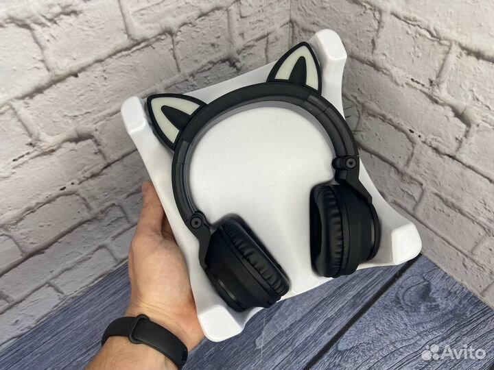 Наушники с ушками Borofone BO18 Черные