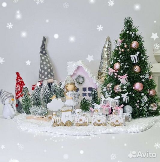 Подарок на новый год, новогодний декор, елка