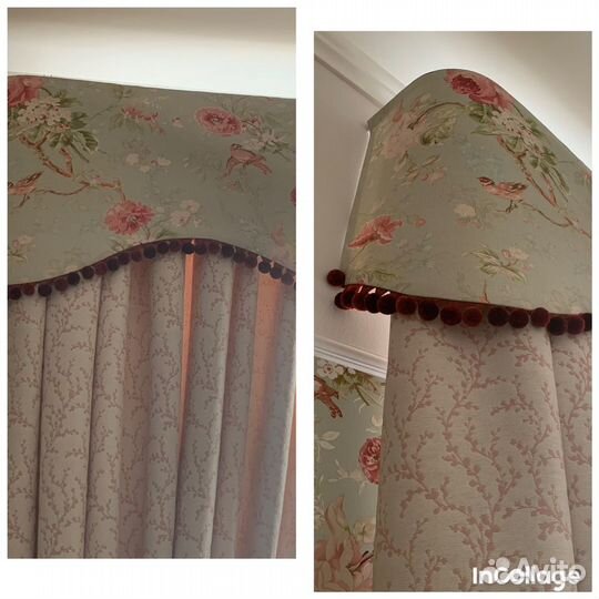 Комплект штор с ламбрекеном Франция