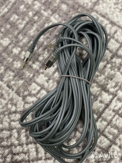 Кабель jack 3.5 2 rca 5m