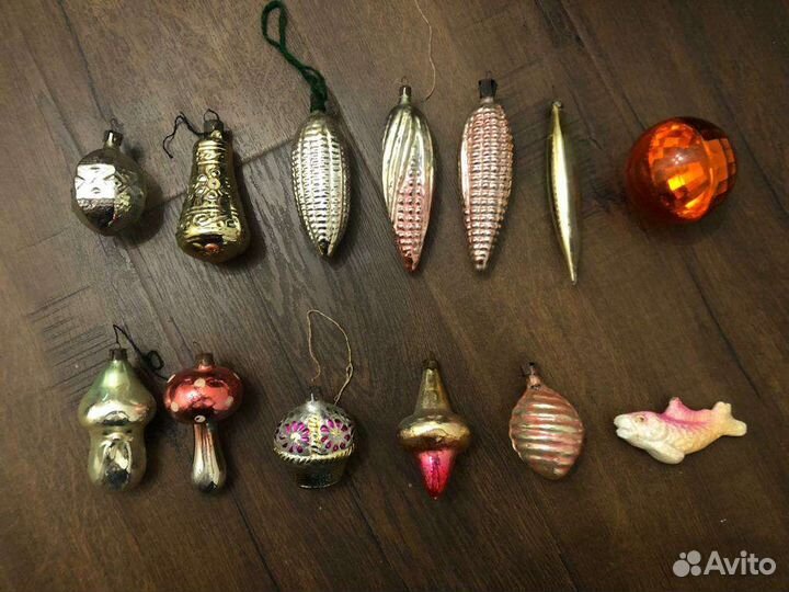 Елочные игрушки СССР