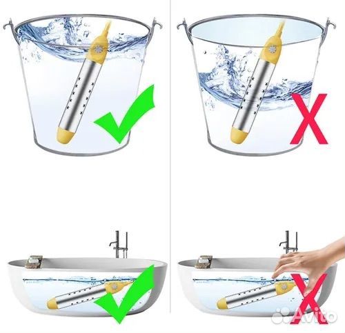 Погружной нагреватель-кипятильник воды