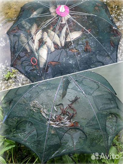 Раколовка зонт 8 входов