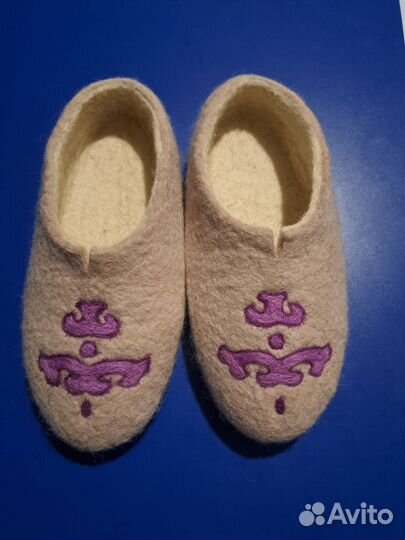 Валяные тапочки