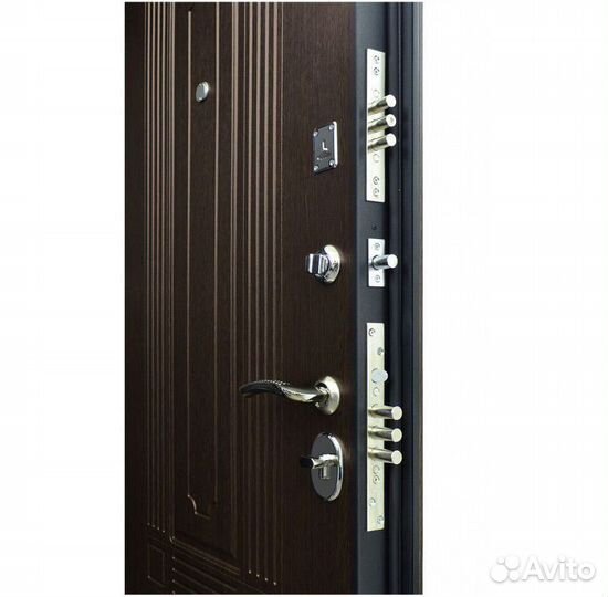 Входная стальная дверь Кондор Мадрид (беленый дуб)