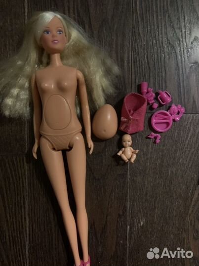 Кукла барби беременная