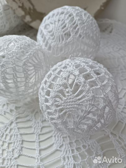 Новогодние шары ручной работы