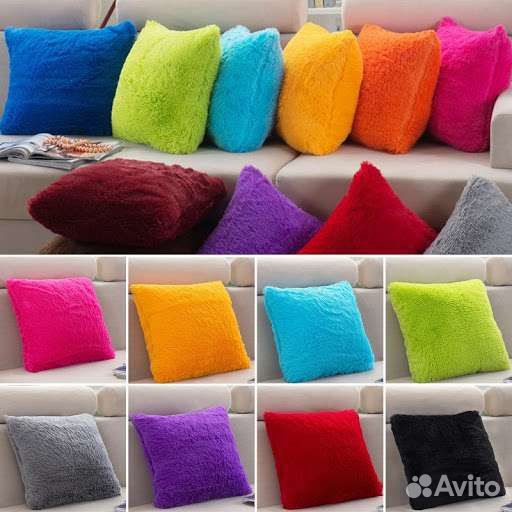 Наволочки декоративные Искусственный Мех Розница