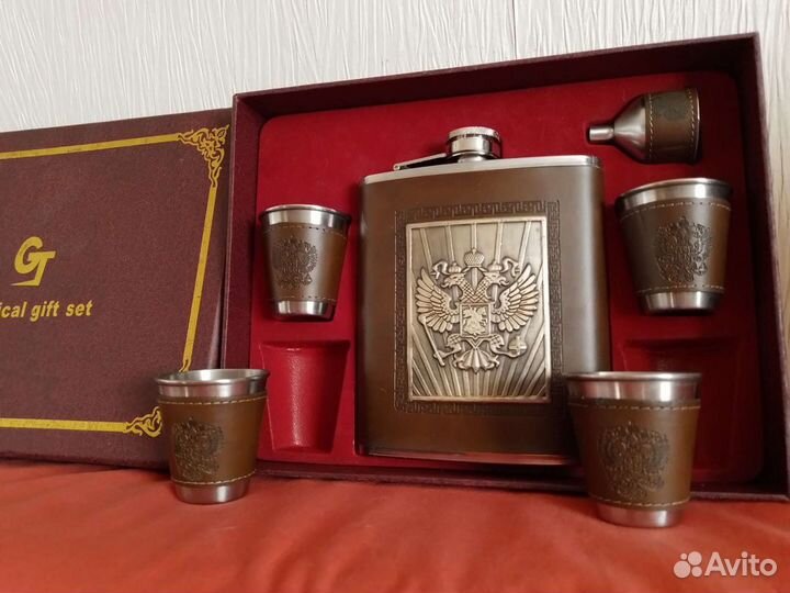 Фляжка из нержавейки новая GT